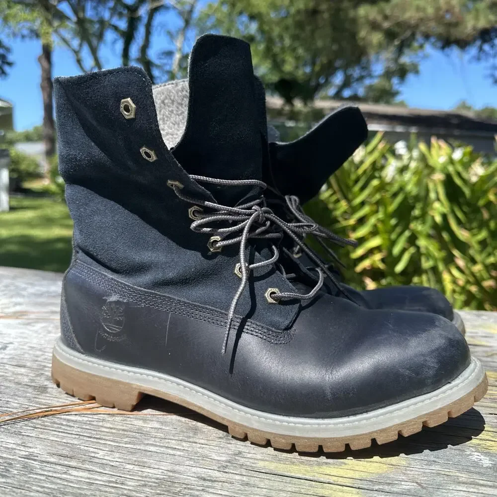 Timberland Authentics Teddy Fleece Fold Down Waterproof Boots Women’s 11 - 107